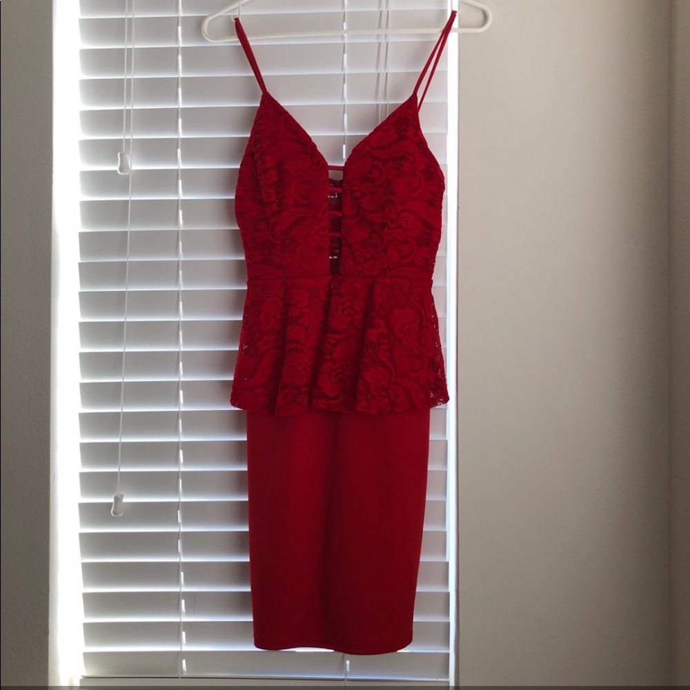 Red dress